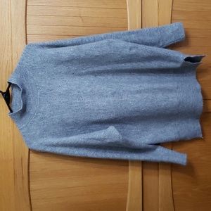Gray wool sweater